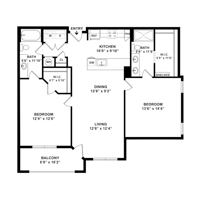 Floorplan - Treadway at New Trails Apartments