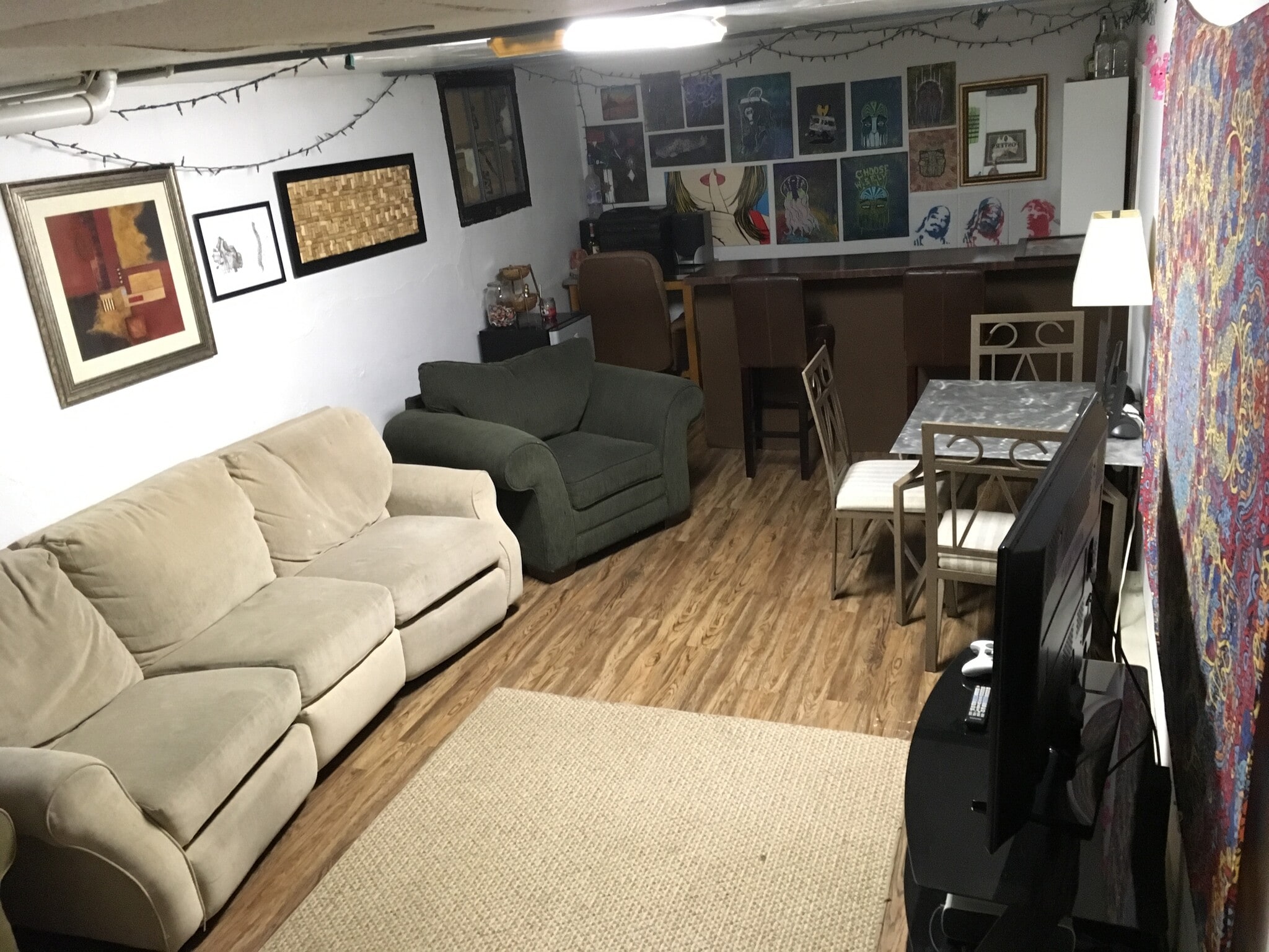 Basement Living Room - 921 8th Ave