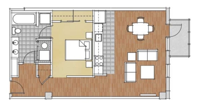 1BR/1BA - e5w Building