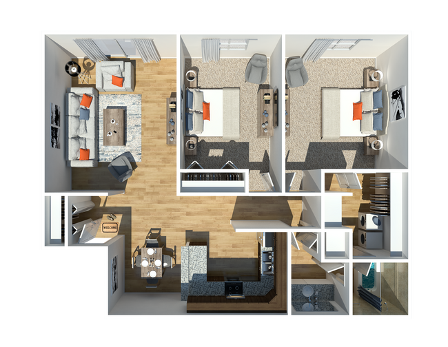 Two Bedroom - The Avenue Nashville West