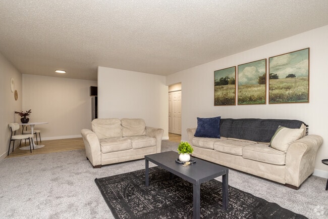 Modern A - Living Room - Parkview Apartments