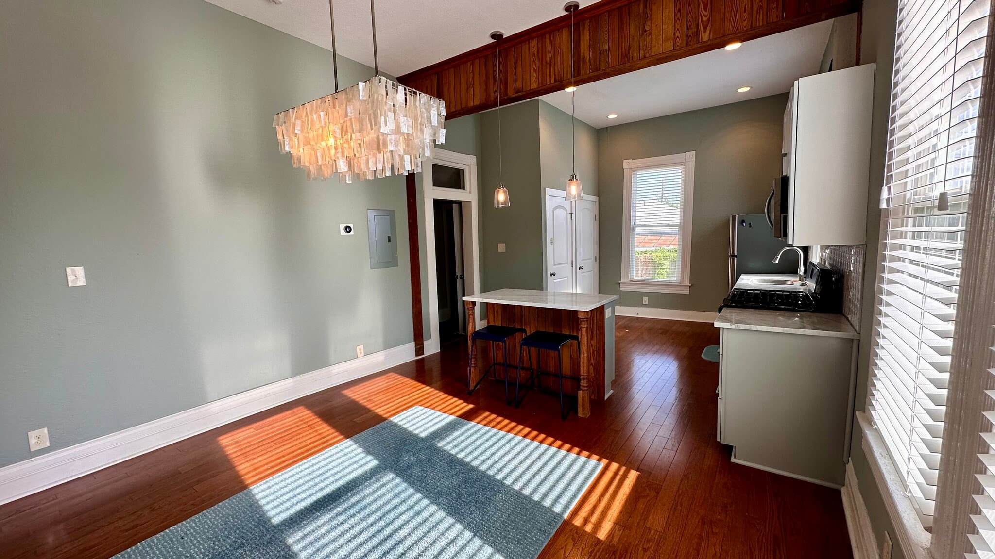Dining area and kitchen - 102 Paul St