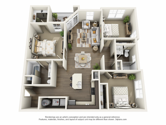 Floorplan - Mountain View Apartments