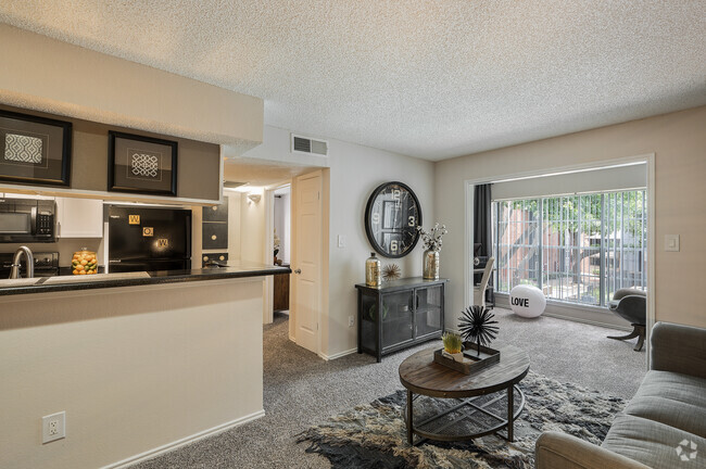 Living Room - Chesapeake Apartments