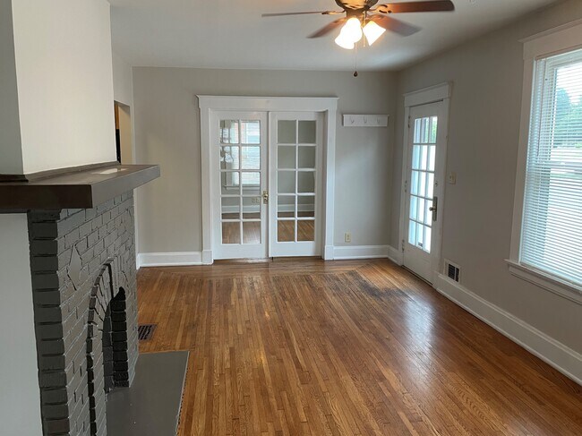view from living room towards office/dining area - 735 S Grand Ave
