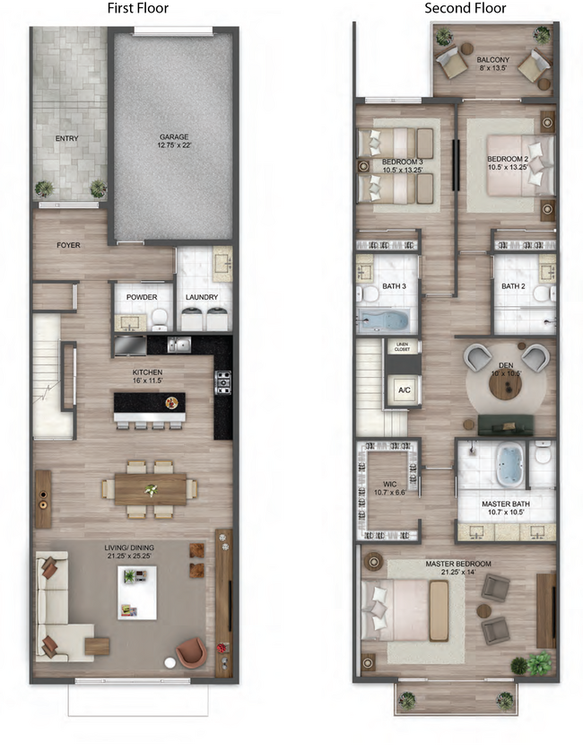 Floorplan - Somi Townhomes