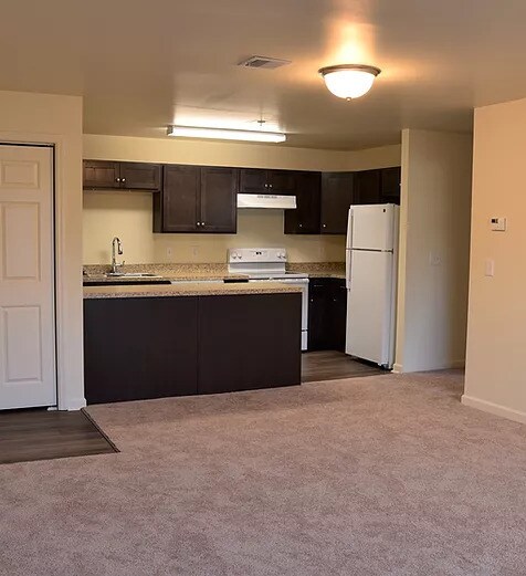 Layout purposes only- cabinetry will be white with granite countertops! - 123 Salem Church Rd