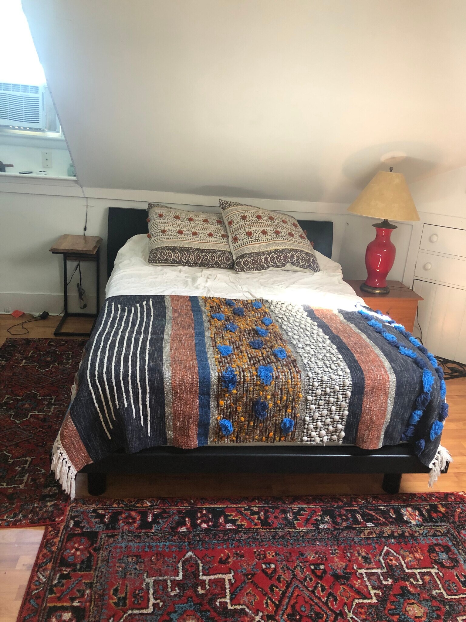 This bedroom upstairs has a private bathroom with the shower - 127 White St