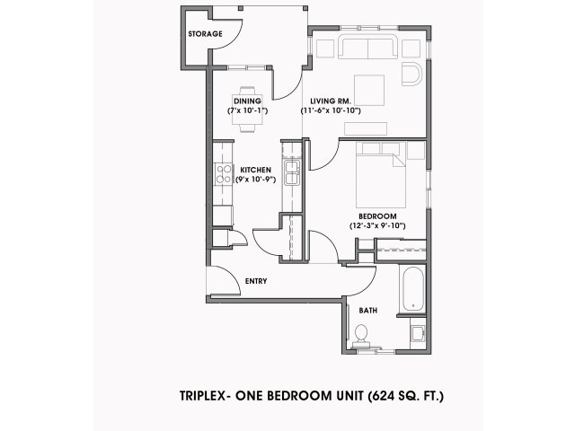 1BR/1BA - Bridge Meadows