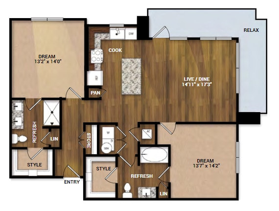 Floorplan - The Landing at Centreport
