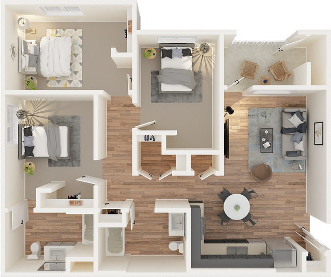 Floorplan - Antioch Family and Senior Apartments