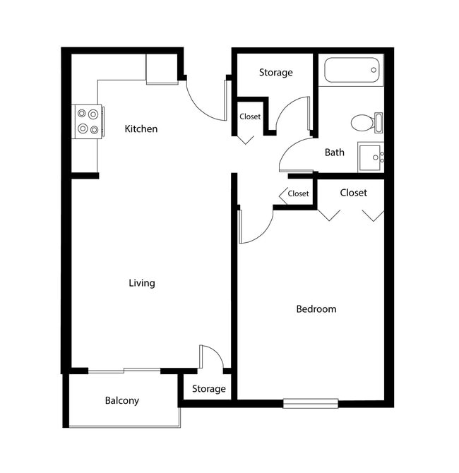 Floorplan - Highlander Apartments