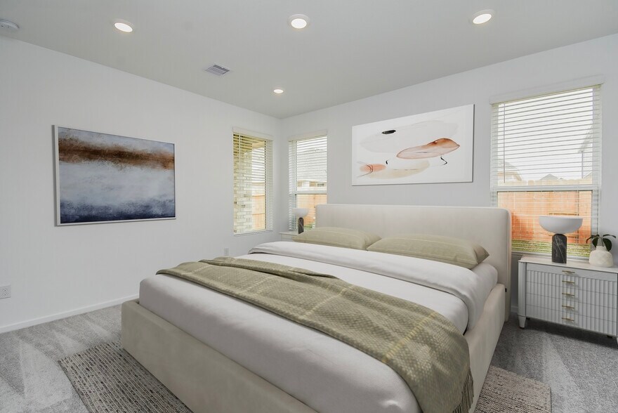 Staged photo: primary bedroom - 6714 Iron Clover Dr