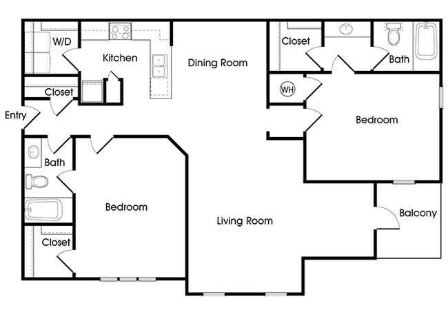 Floorplan - Chroma Park Apartments