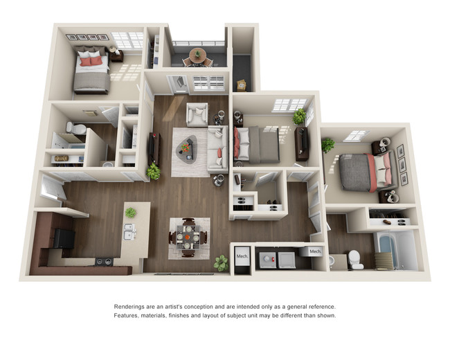 Floorplan - The Stevenson Apartments at Brightwalk