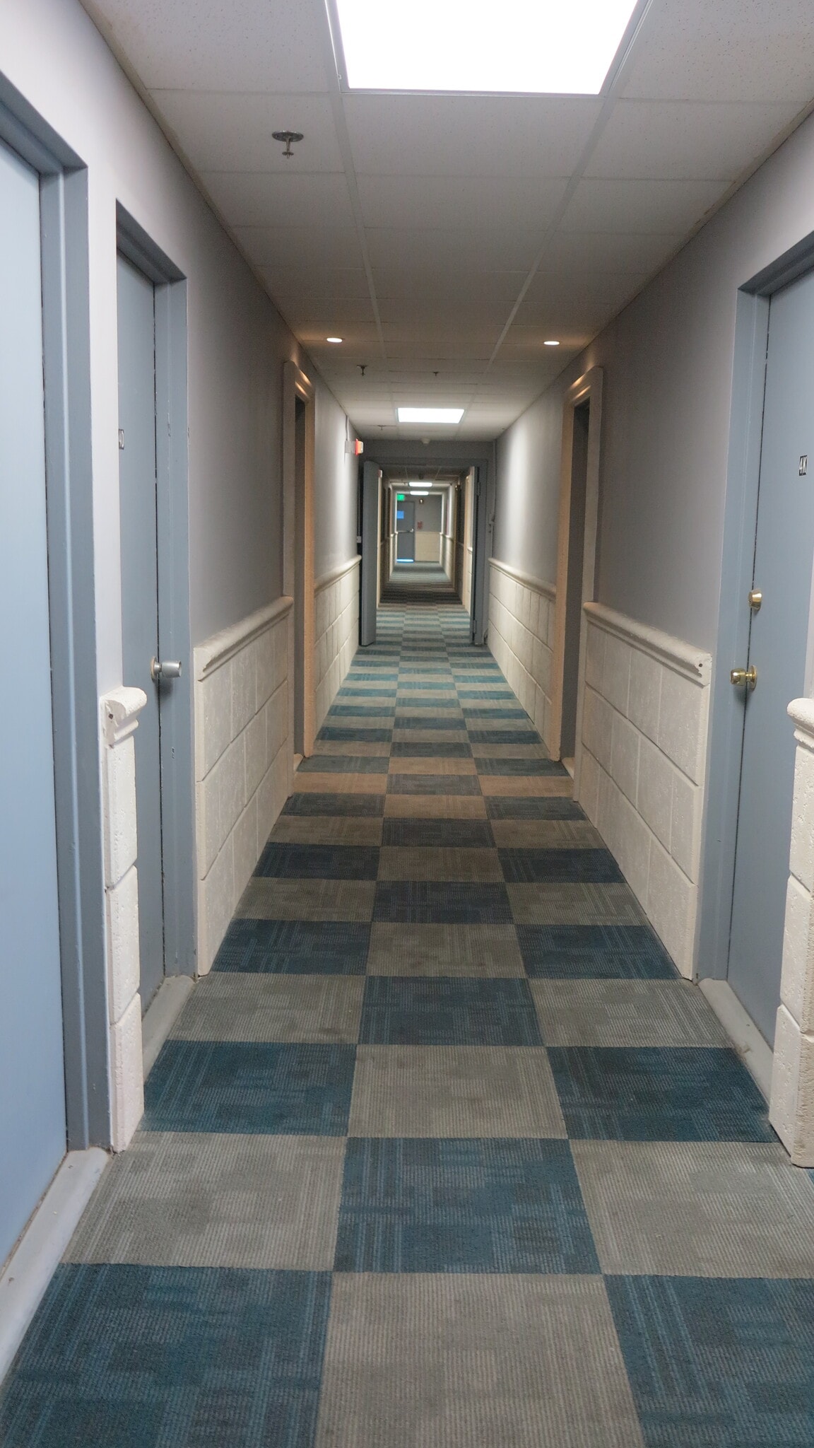 Hallway to Apartment - 7545 E Treasure Dr