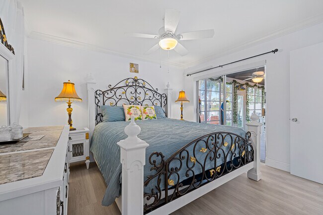 Master Bedroom with Water Views - 1741 NW 39th St