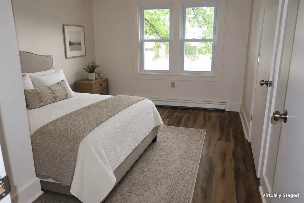 Virtually staged Bedroom 2 - 85 Court St