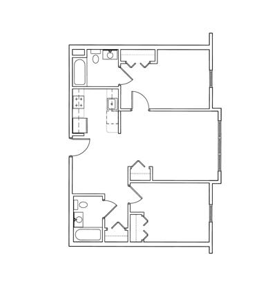 2BR/2BA - Walkover Commons