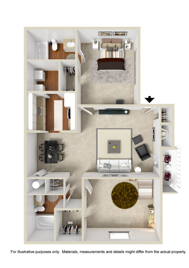 Floorplan - Polo Club Apartments