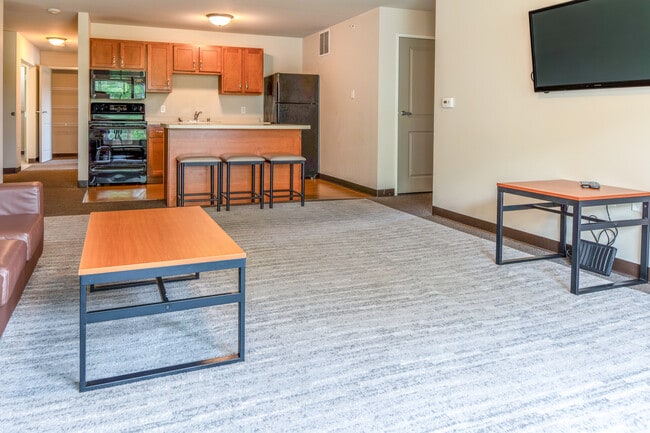 4BR/2BA-Living Room - Element Student Apartments