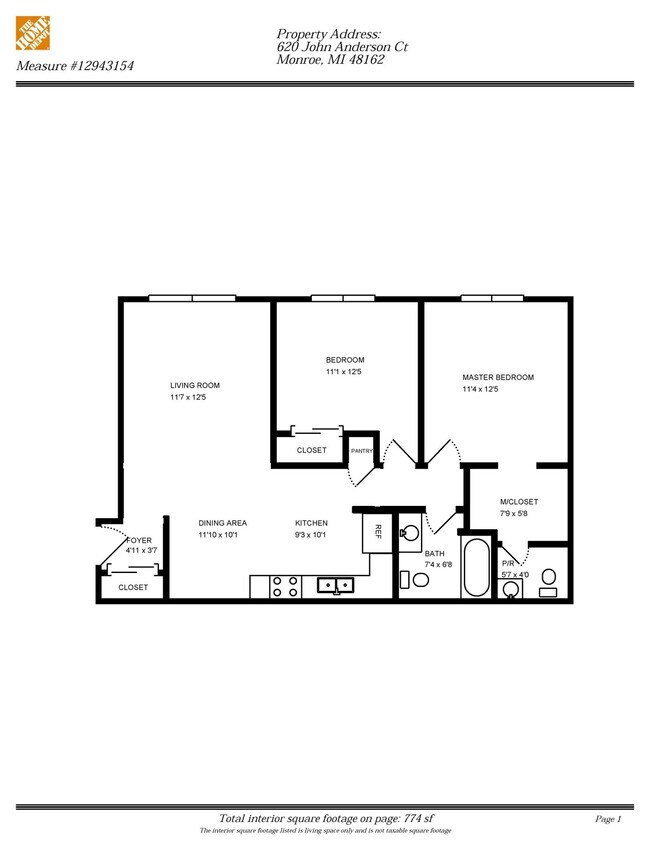 Floorplan - Appleton Ridge Apartments