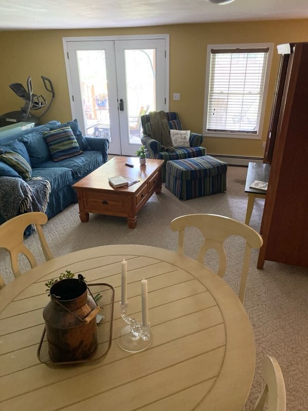 Full size furnture with french door to the patio - 60 Milliken Mills Rd