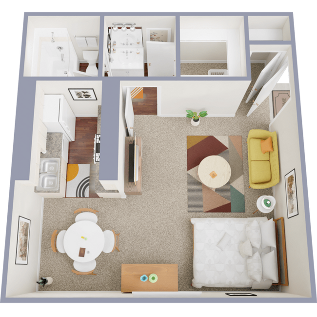 Floorplan - El Dorado Apartments