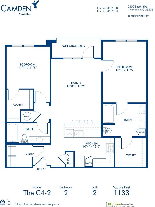 Floorplan - Camden Southline