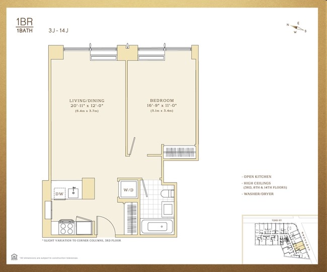 1BR/1BA - The Corner