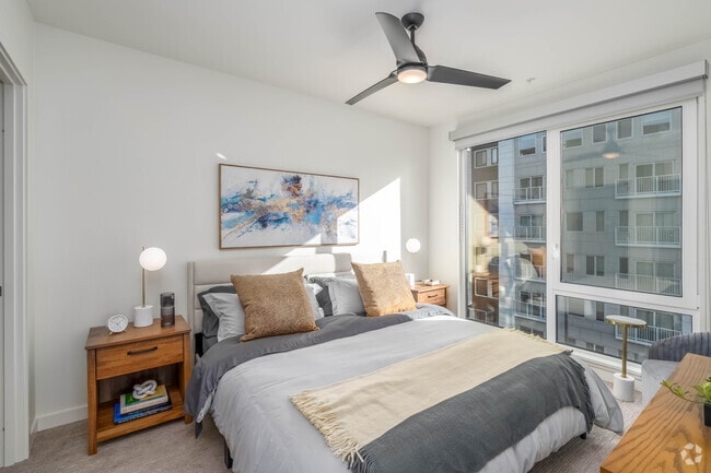 2BR, 2BA - 1,147SF - Bedroom - The Charles
