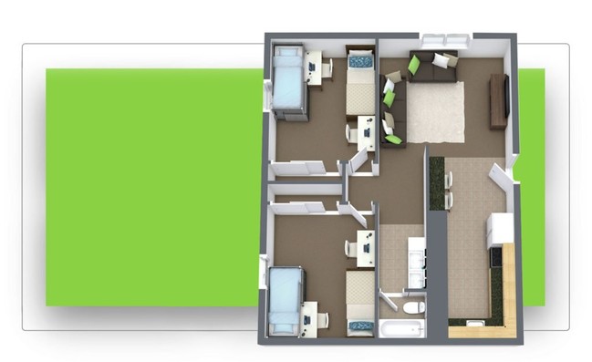 Floorplan - The Pines Apartments