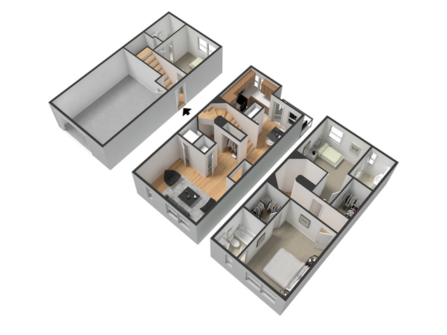 Uptown 1 Floorplan - Tinsley Place
