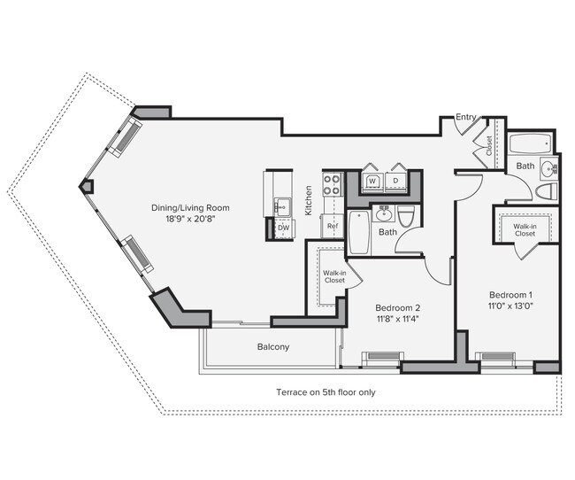 Floorplan - Avalon Riverview South Tower