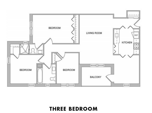 3BR/2BR - The Cloister Apartments