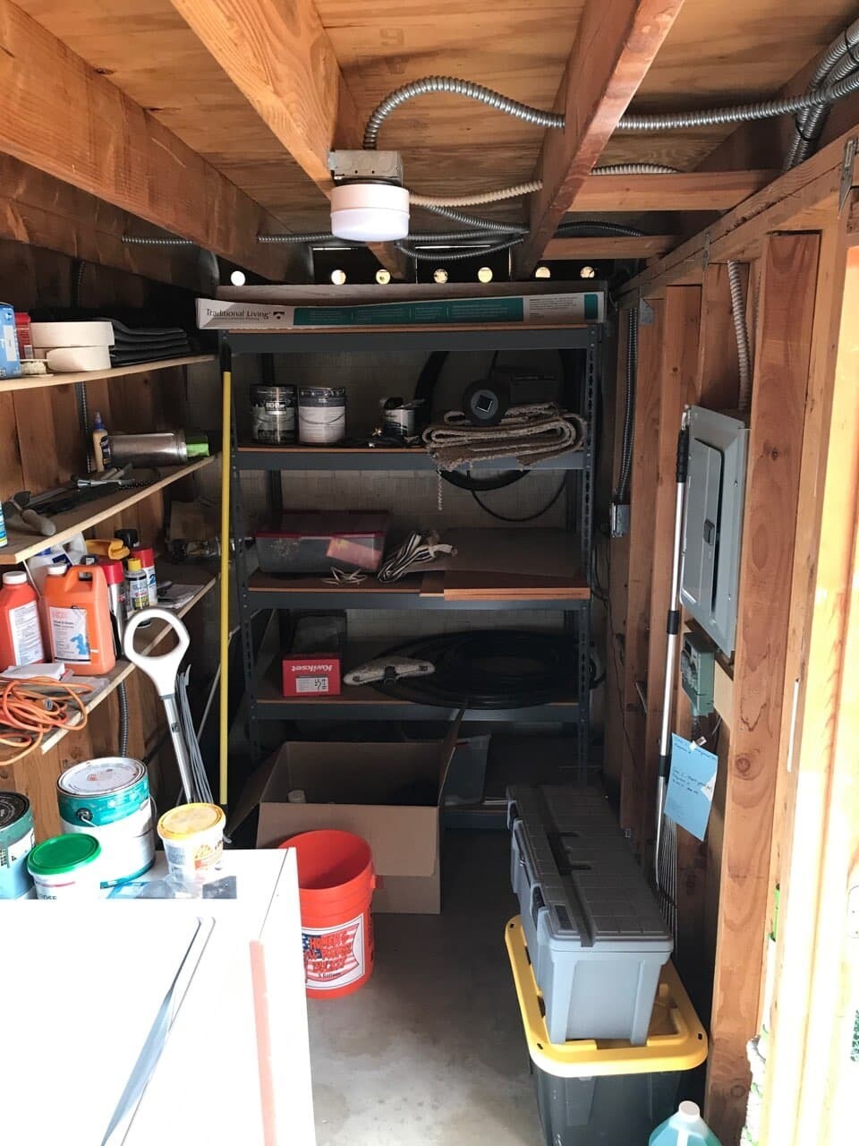 Storage section of laundry room - 4342 N Radin Ave