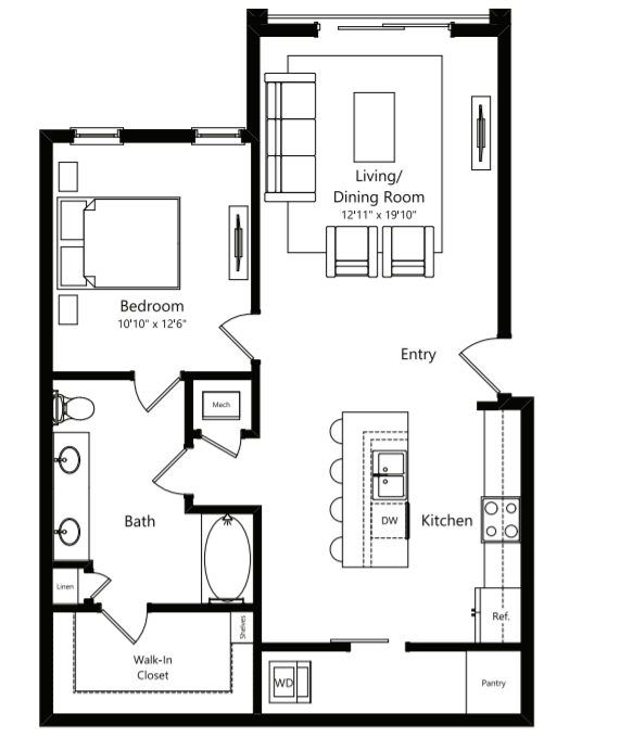 Floorplan - The Saint Mary