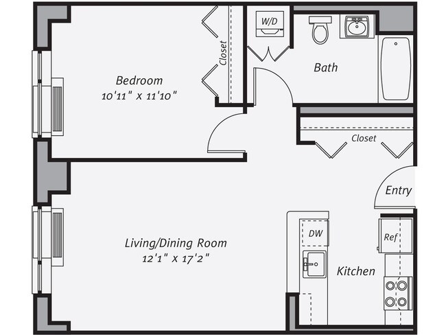 Floorplan - Avalon Riverview South Tower