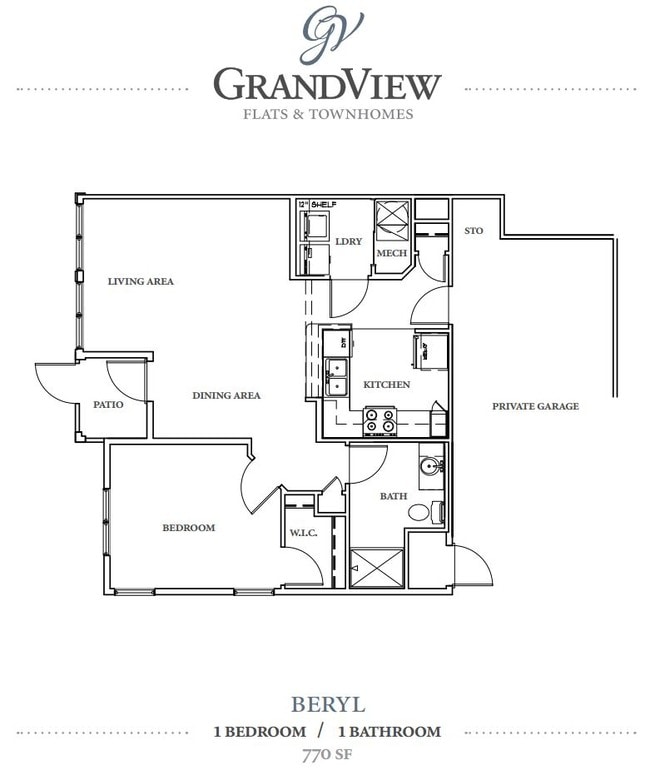 Beryl - GrandView Flats and Townhomes