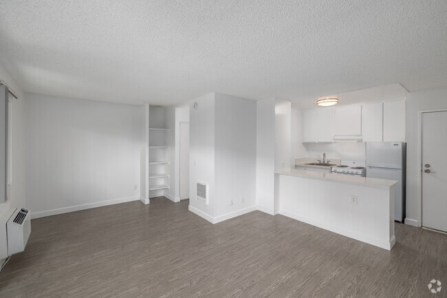 Studio - 450SF - Bedroom - Alpine Terrace Apartments