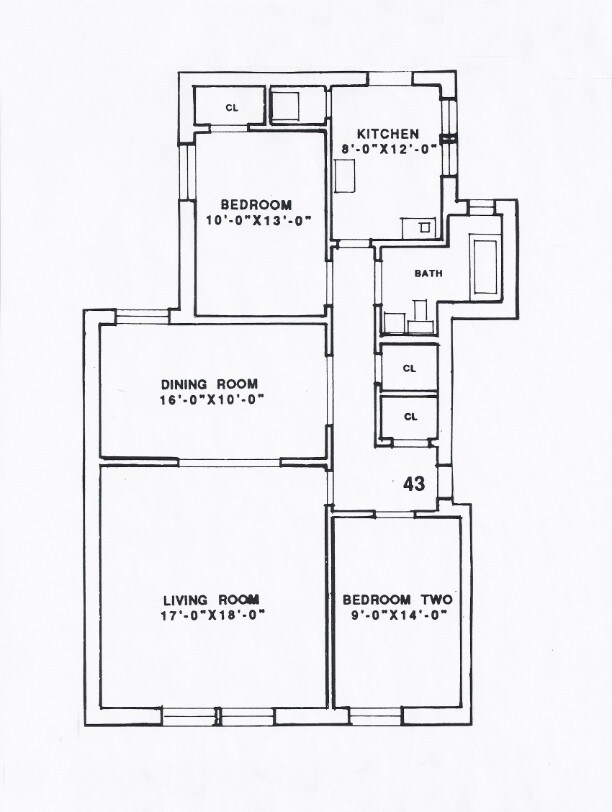 Floorplan - 437-59 W. Belmont Ave.