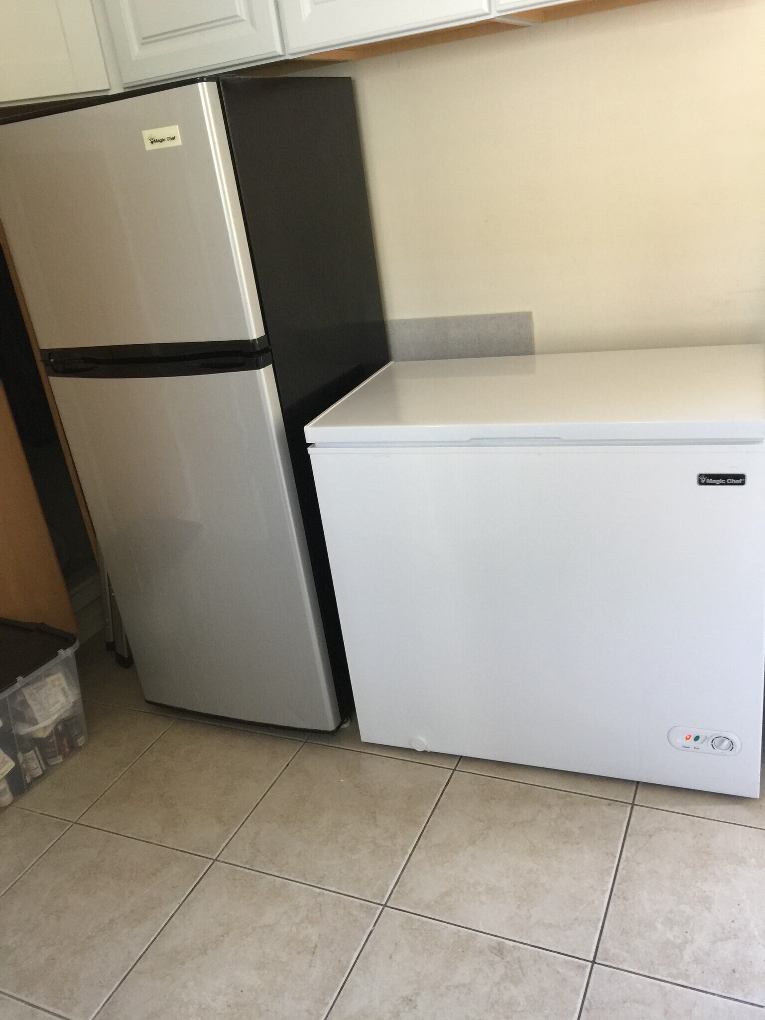 Small fridge deep freezer not available - 338 Eucalyptus Ave