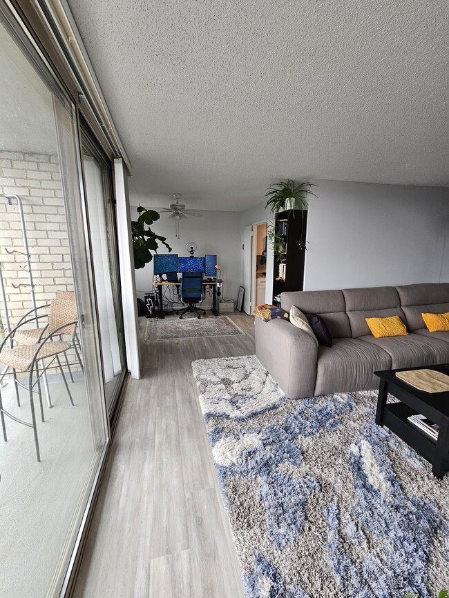 Living room view of dining room - 2500 N Van Dorn St