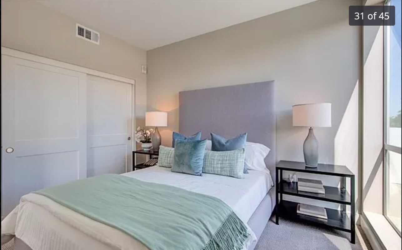 bedroom and closet - 1920 S Pacific Coast Hwy