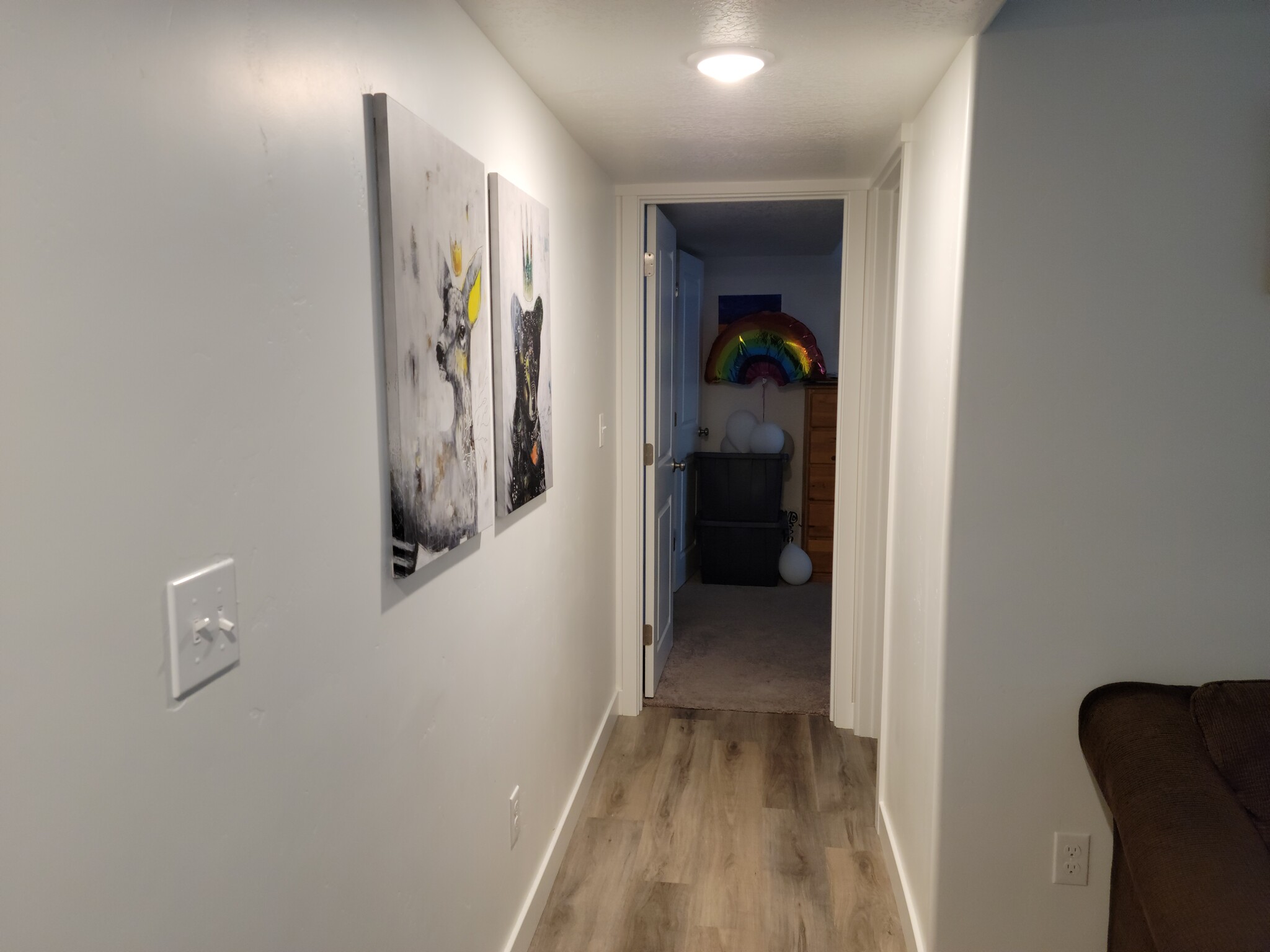 Basement hallway - 3013 South Red Pine Drive