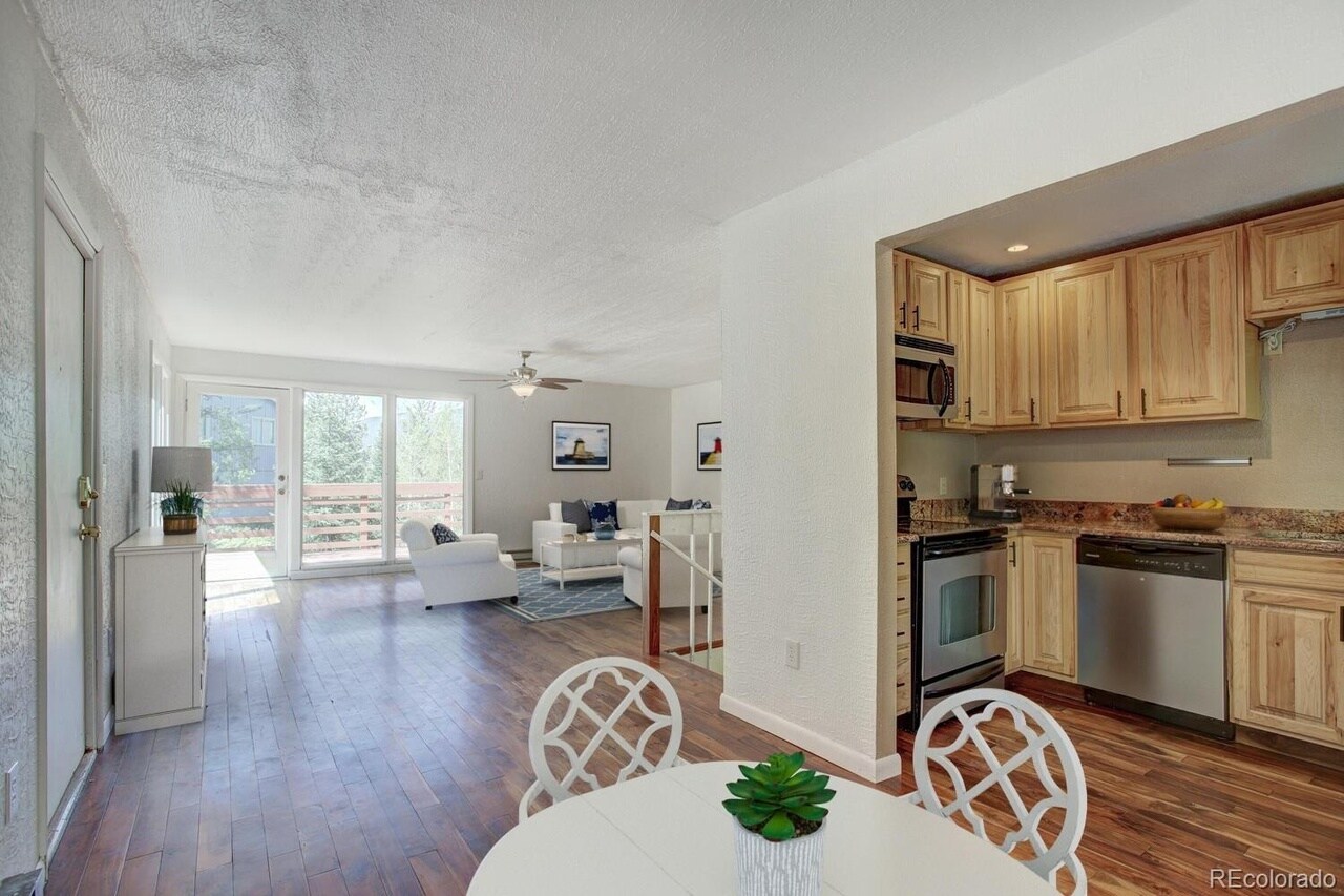 Kitchen and Living Room - 347 Deer Path Rd
