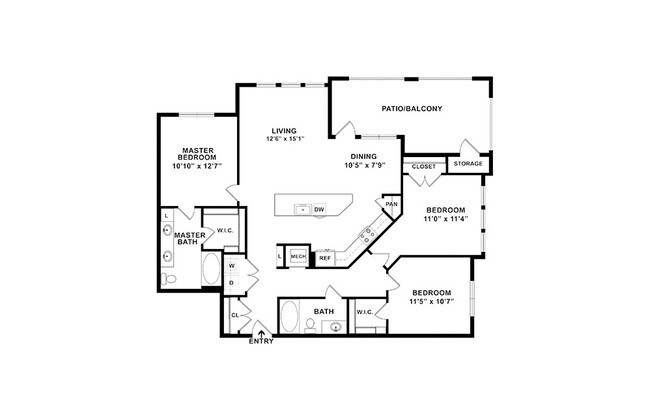 Floorplan - Windsor Lakeyard District