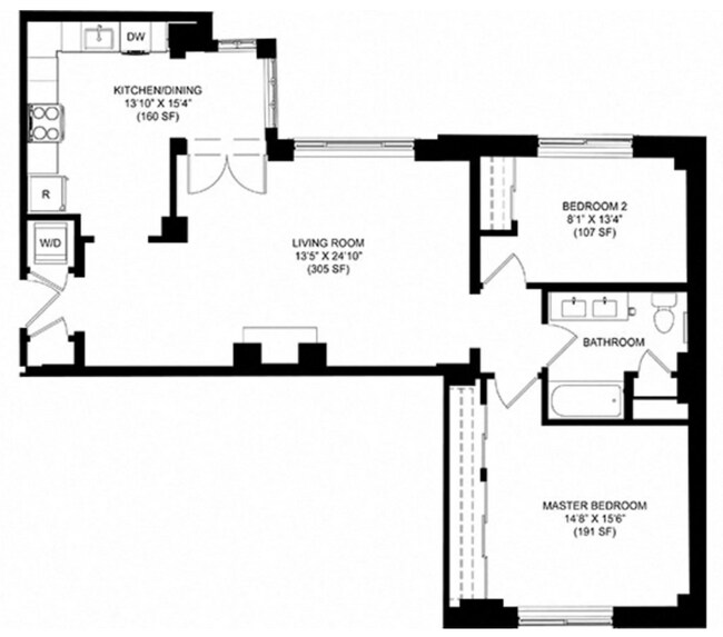 Floorplan - Park Heights by the Lake Apartments