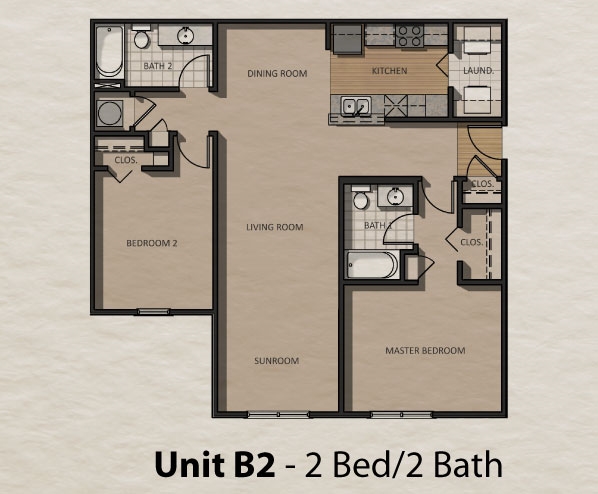 Unit B2 - Sizemore Creek Apartments