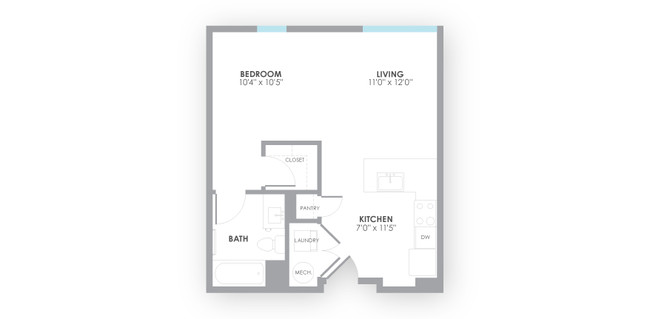 Floorplan - AMP Luxury Apartments